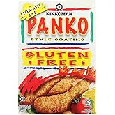 Kikkoman Panko Style Coating - Natural Flavor, Delicate and Crisp Texture, Gluten-Free Breadcrumbs, Ideal for Baked Dishes, M