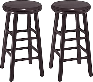 Winsome Wood 92794 Oakley Stool, 24", Espresos