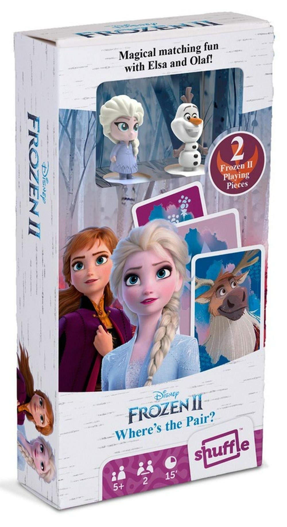 Frozen 2 Wheres the Pair? Figurine Card Game