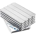LOVIMAG 20 Pack Strong Neodymium Bar Magnets, Rare Earth Metal Neodymium Magnet for Fridge, Scientific, Shower Door, Office etc-60 x 10 x 3 mm