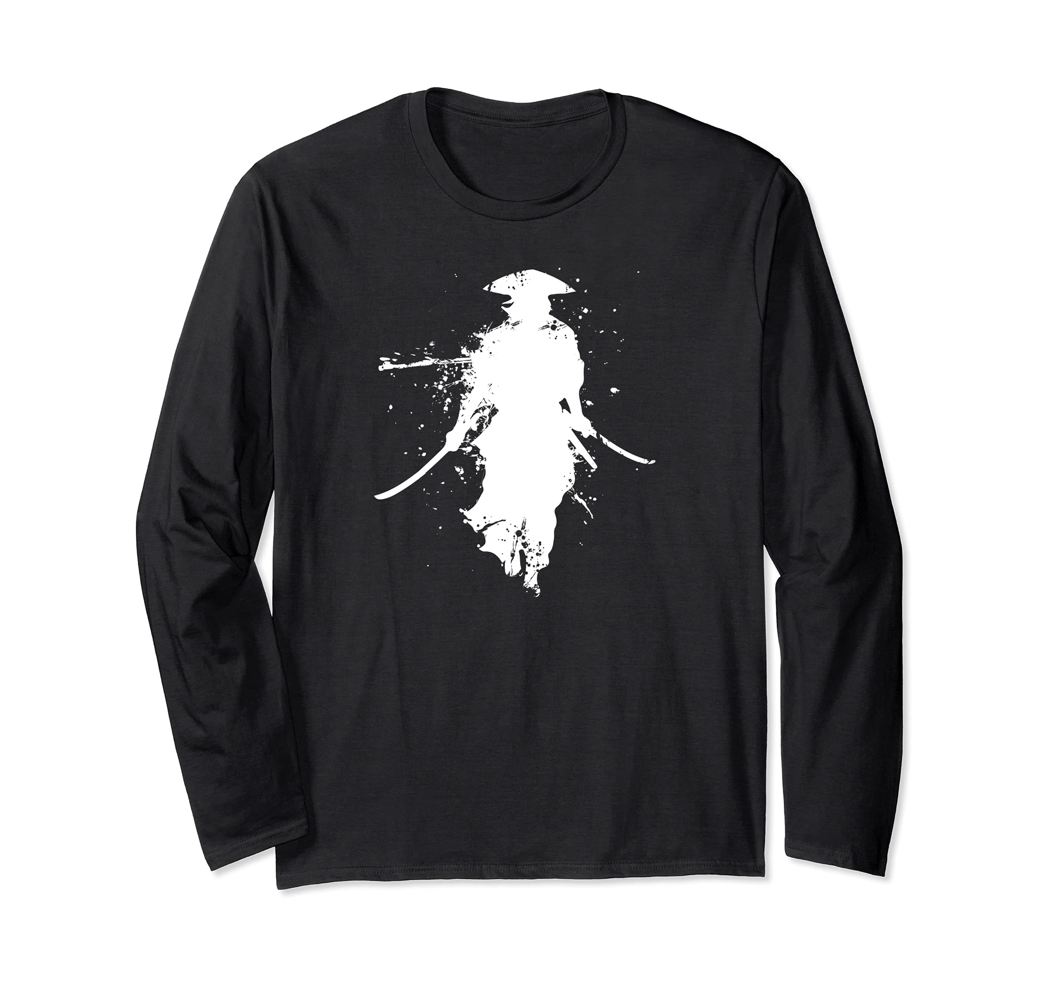 Samurai Warrior - Sword Art Japanese Fighter Katana Long Sleeve T-Shirt