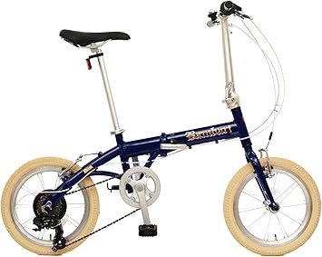 Amazon チャリンクス 16インチ アルミフレーム 約11kg 軽量折りたたみ自転車 バンバリアルミ ブルー チャリンクス 折りたたみ自転車