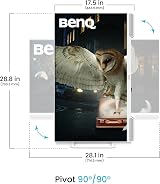 BenQ EW3290U 32 inch 4K Monitor 98% P3 AI Contrast USB-C HDR HDMI view 2