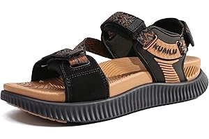 KuaiLu Womens Orthopedic Walking Sandals Arch Support Recovery Sport Outdoor Hiking Water Sandles Thick Athletic Cushion Comfortable Plantar Fasciitis Adjustable Sandals US6-12