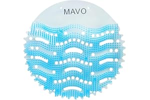 12 Pack MAVO Urinal Screen Deodorizer Urinal Cakes Bulk Oceanic Breeze Scent,Anti-Splash Urinal Mats,Odor Protection for Toilets in Various Settings