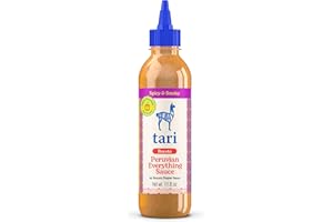 Tari Peruvian Red Pepper Hot Sauce, Aji Rocoto Everything Sauce, Made with Spicy & Smoky Red Peppers, Perfect for Burgers, Tacos, Eggs (11.8 oz)