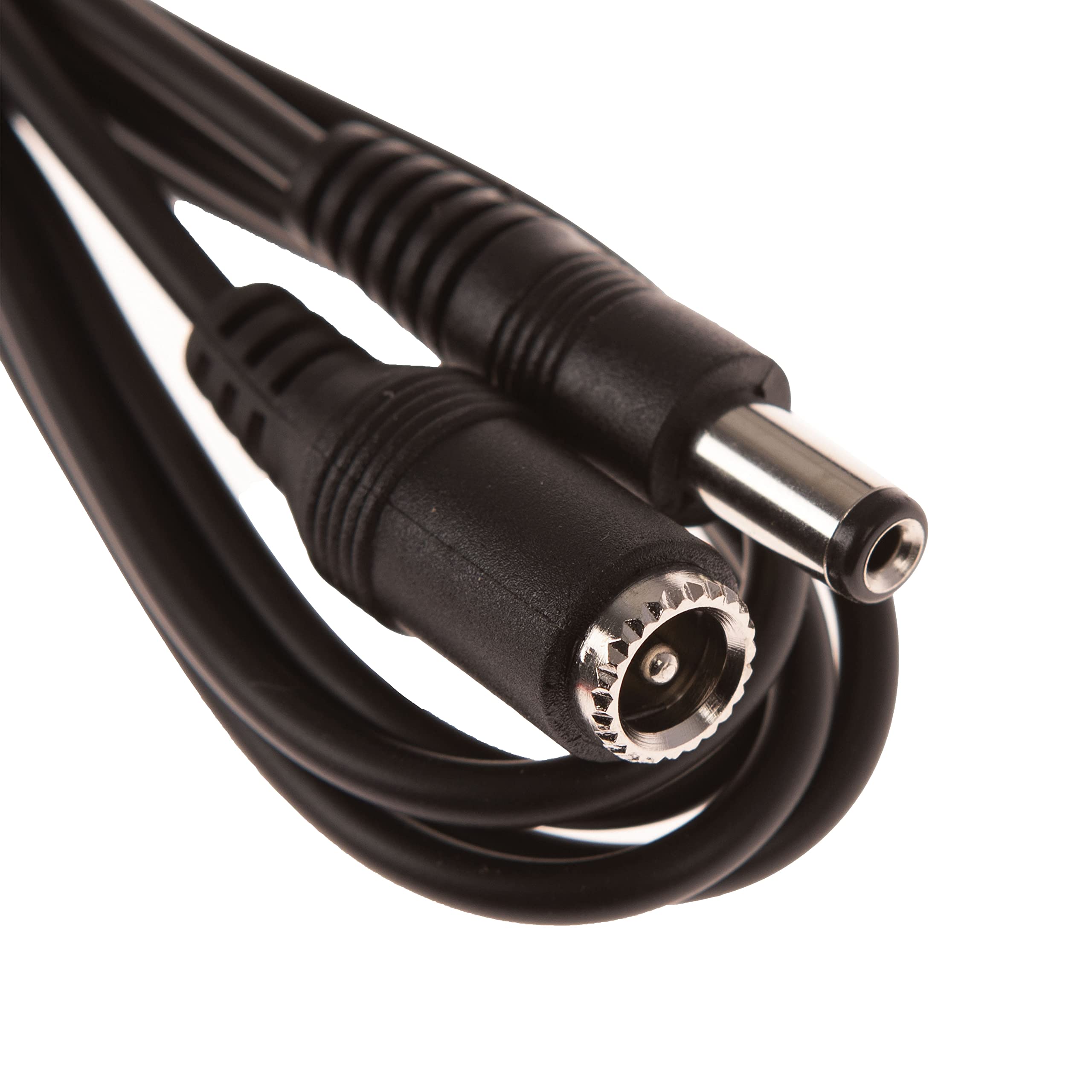 CDL Micro 5m DC Jack 5.5mm x 2.1mm Power Male to Female M-F Extension Cable for CCTV - Black