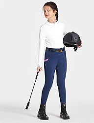 FitsT4 Sports Girls Riding Pants Full Seat High