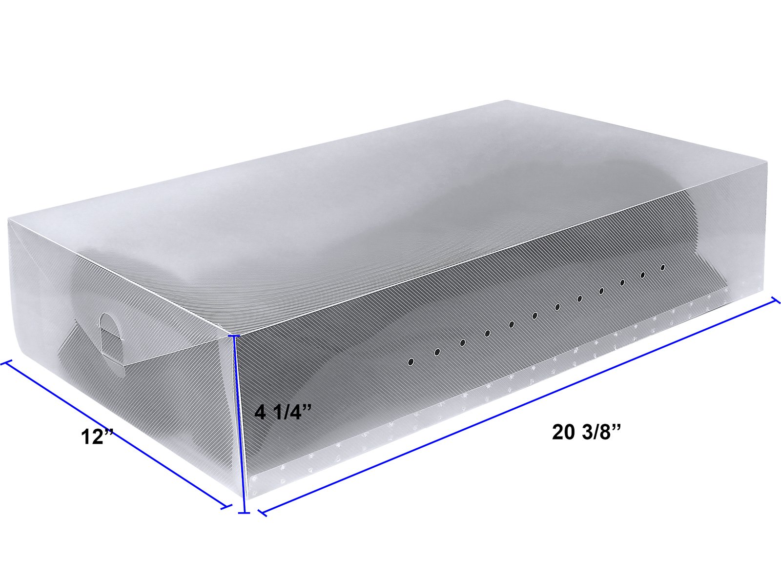 Greenco Clear Foldable Boot Storage Boxes-5 Pack