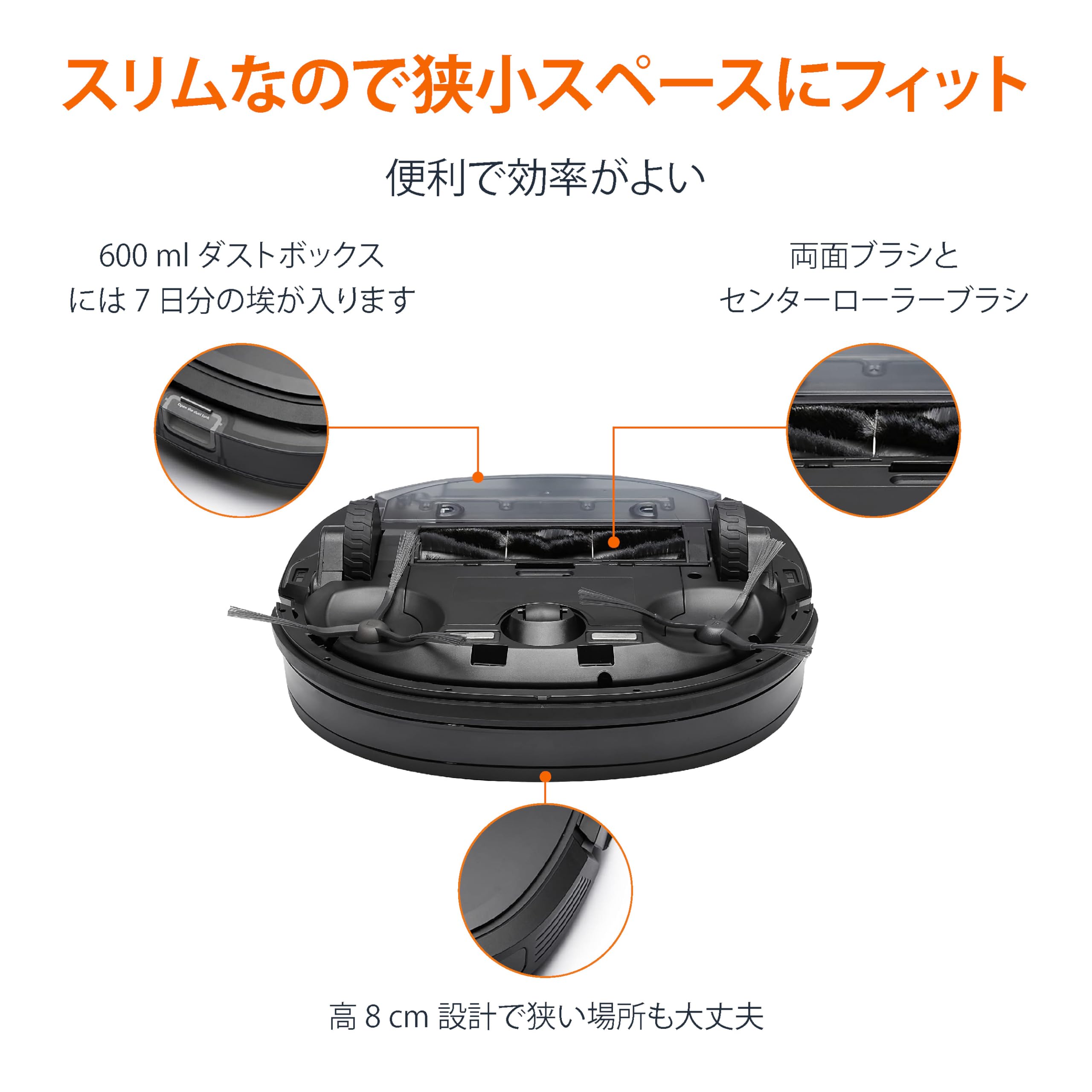 アマゾンベーシック ロボット掃除機 吸引・水拭き両用 Mua Amazonベーシック ロボット掃除機 吸引・水拭き両用 連続