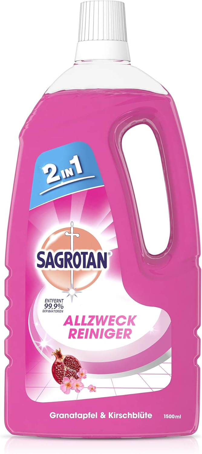 Sagrotan Allzweck-Reiniger Granatapfel & Kirschblüte, 1,5l