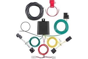 CURT 56504 Vehicle-Side Custom 4-Pin Trailer Wiring Harness, Fits Select Hyundai Kona