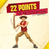 One Piece Monkey D. Luffy 6" Action Figure with 6 Accessories view 6