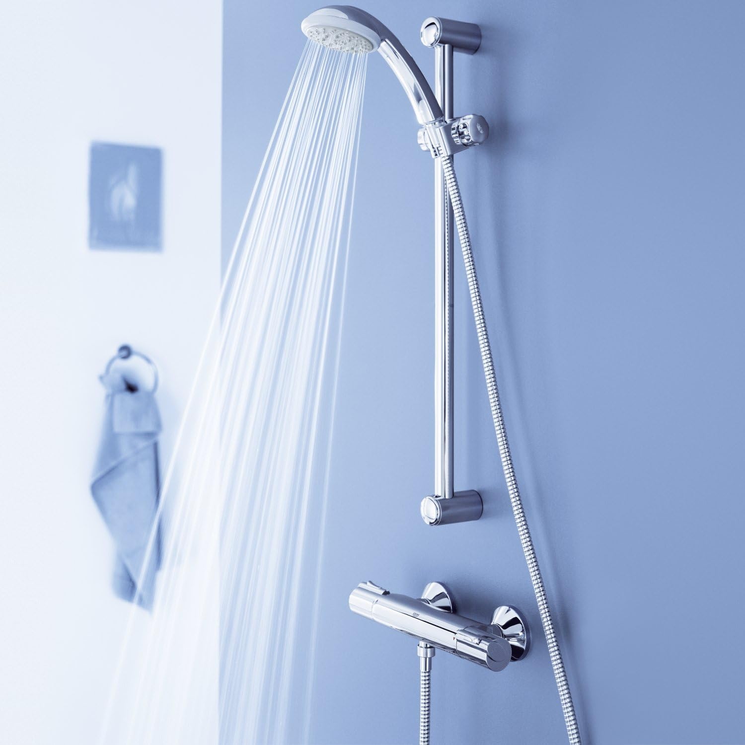 Grohe Grohtherm - Termostato de ducha Ref. 34143000: Amazon.es ...