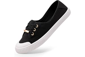 Harvest Land Women's Sneaker Low Top Canvas Fashion Slip on Shoes