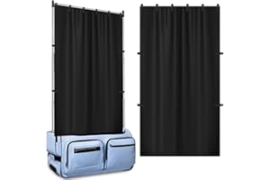 RunNico 59'' x 31.5'' Privacy Curtain for Dance Bag, Portable Dancer Changing Curtain with Storage Bag, Backstage Privacy Cha