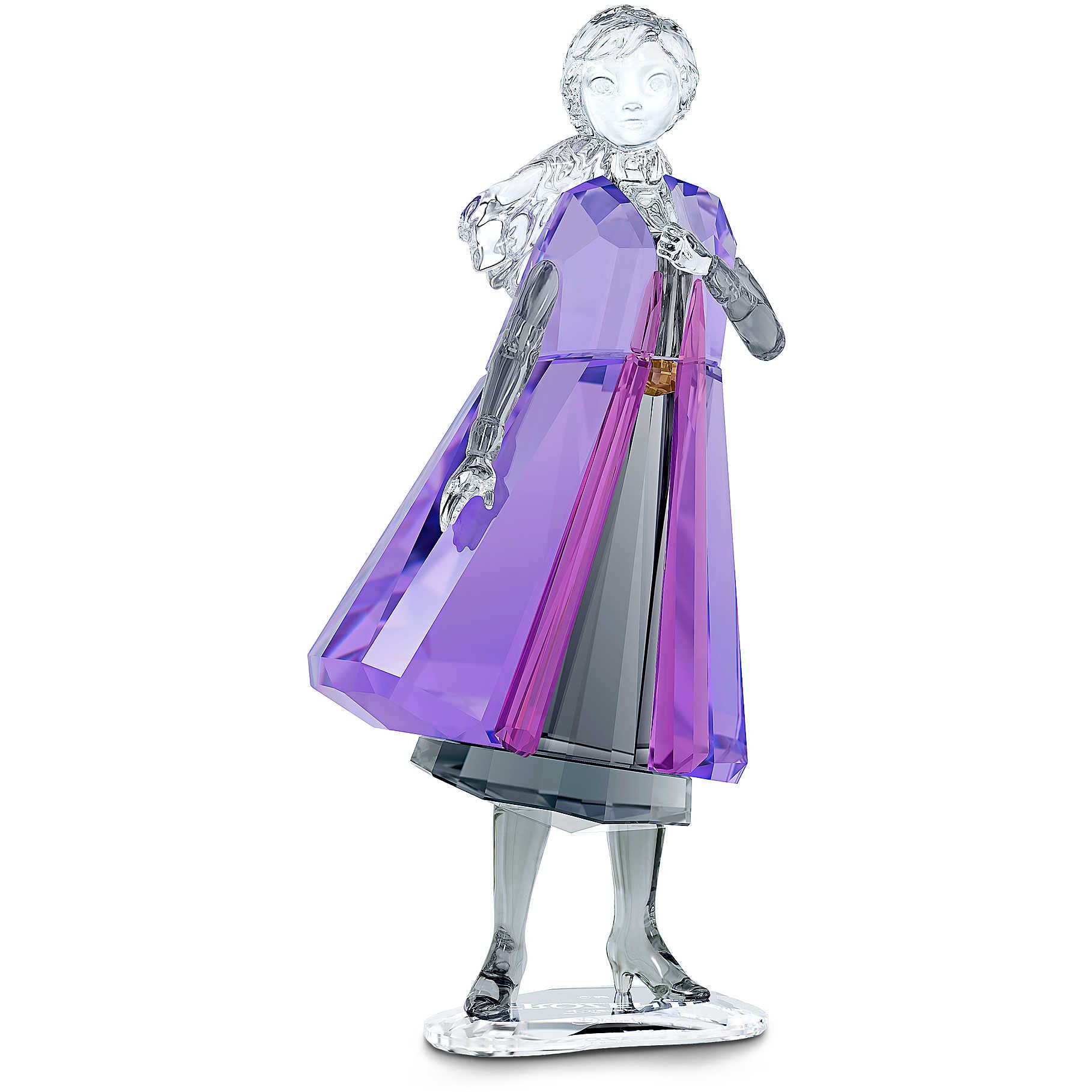 Swarovski Frozen 2 Figurine, Crystal, Purple/Pink/White/Grey, 13 x 5.9 x 4.5 cm