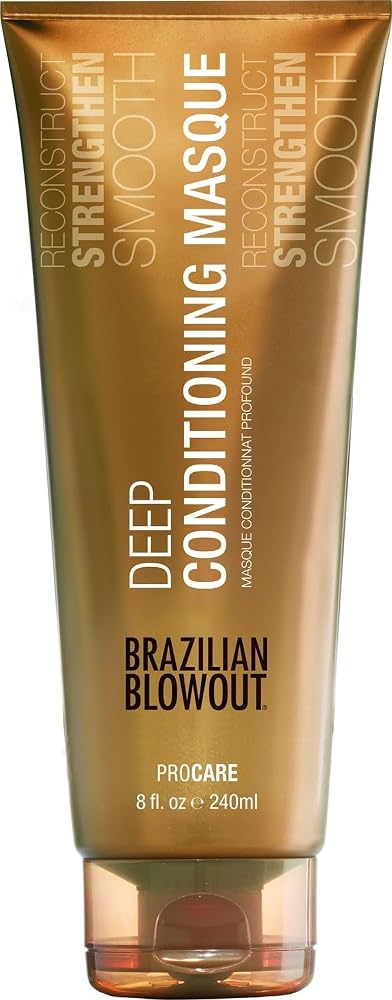BRAZILIAN BLOWOUT Deep Conditioning Masque, Repair, Hydrate & Smooth, 8 oz