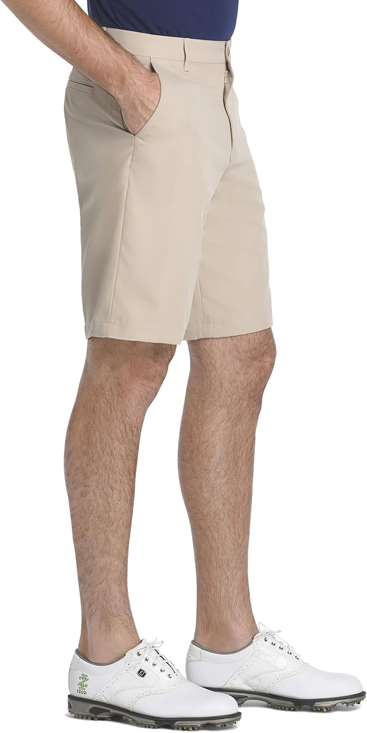 IZOD Men's 9.5” Straight Fit Swingflex Golf Short at  Men’s Clothing store