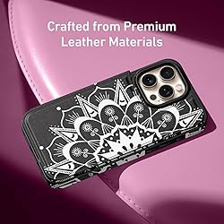 Goodon for iPhone 16 Pro Case Wallet - Flip Folio
