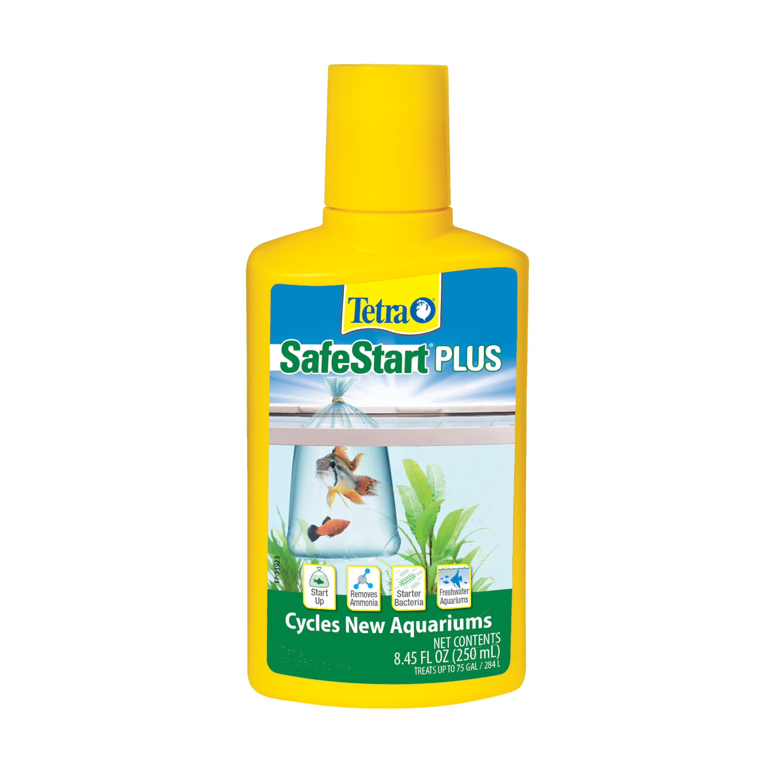 Tetra SafeStart Plus 250 mL, for Newly Set-Up Fish Aquariums