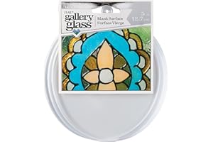Gallery Glass, Oval 3 Piece Surface Perfect for Stained Glass DIY Arts and Crafts, 19768