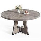 LITTLE TREE Round Dining Table for 4-6 People, 47