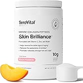 Serovital Skin Brilliance - Marine Collagen Peptides Powder - Hydrolyzed Type I & II Fish Collagen - Skin, Hair & Nails – 8.97 oz