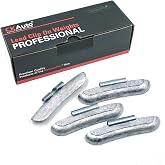 CKAuto P 1.75 oz Lead Clip-On Wheel Weights for Steel Rims, 25 pcs/Box | Uncoated Tire Weights for Cars Trucks SUVs Motorcycles and More