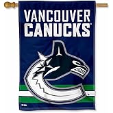 Vancouver Canucks Double Sided Banner House Flag