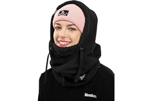 Shy Velvet Balaclava Unisex Wind-Resistant Winter Face Mask, Fleece Ski Mask for Men and Women,Warm Face Cover Hat Cap Scarf