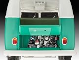 Revell VW T1 Bus 1:24 Model Kit with Glue Paints Brush Chrome Details view 6
