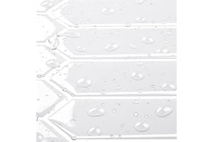 Livelynine Peel and Stick Wall Tiles Waterproof 16-Tiles 12x12" Backsplash Tiles Hexagon White Back Splash Stick on Tiles for Bathroom Shower Sticky Renter Friendly Back Splashes for Kitchen Tile