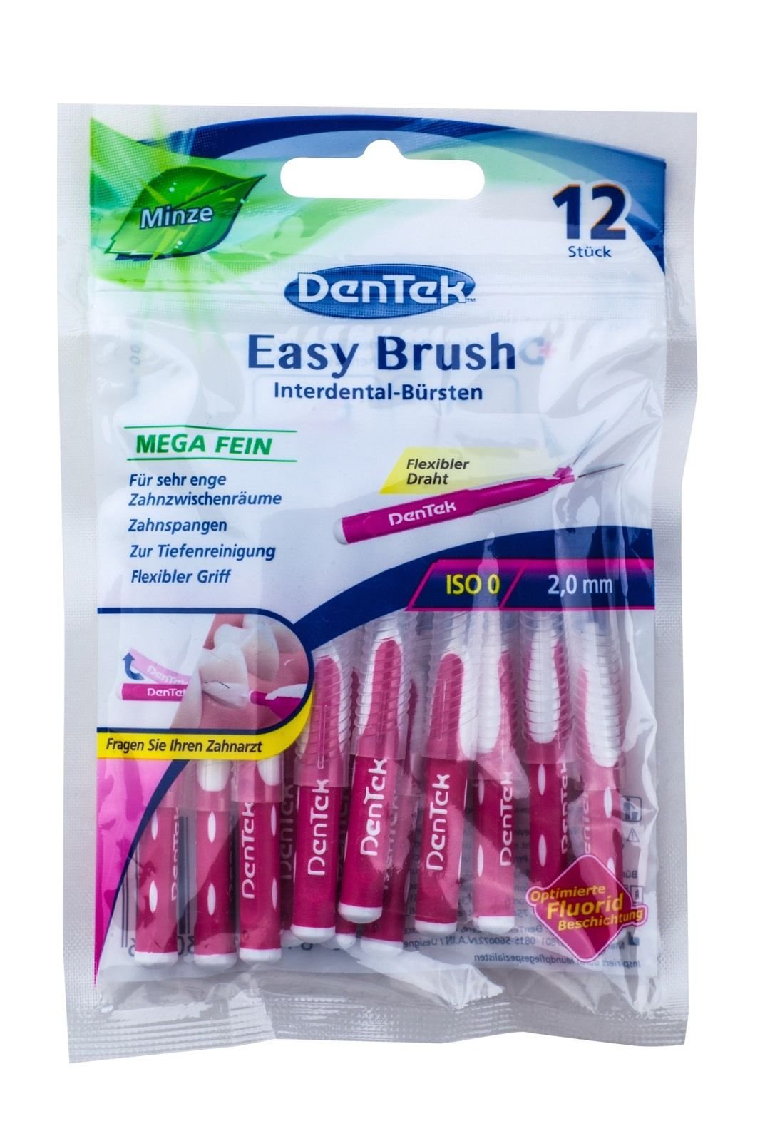 DenTek Easy Brush Interdental Brushes 2.0 mm Mega Fine ISO: 0