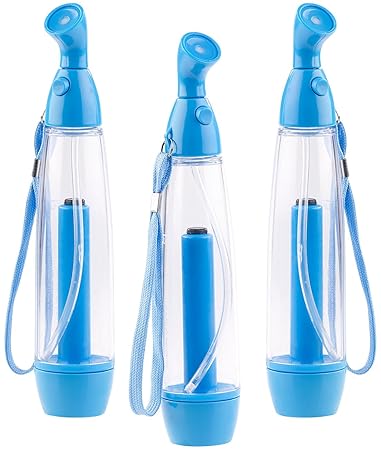 PEARL Druckpumpzerstäuber: 3er-Set Pumpdruck-Wasser-Zerstäuber zur Abkühlung an warmen Tagen (Pumpendruck-Wasserzerstäuber)