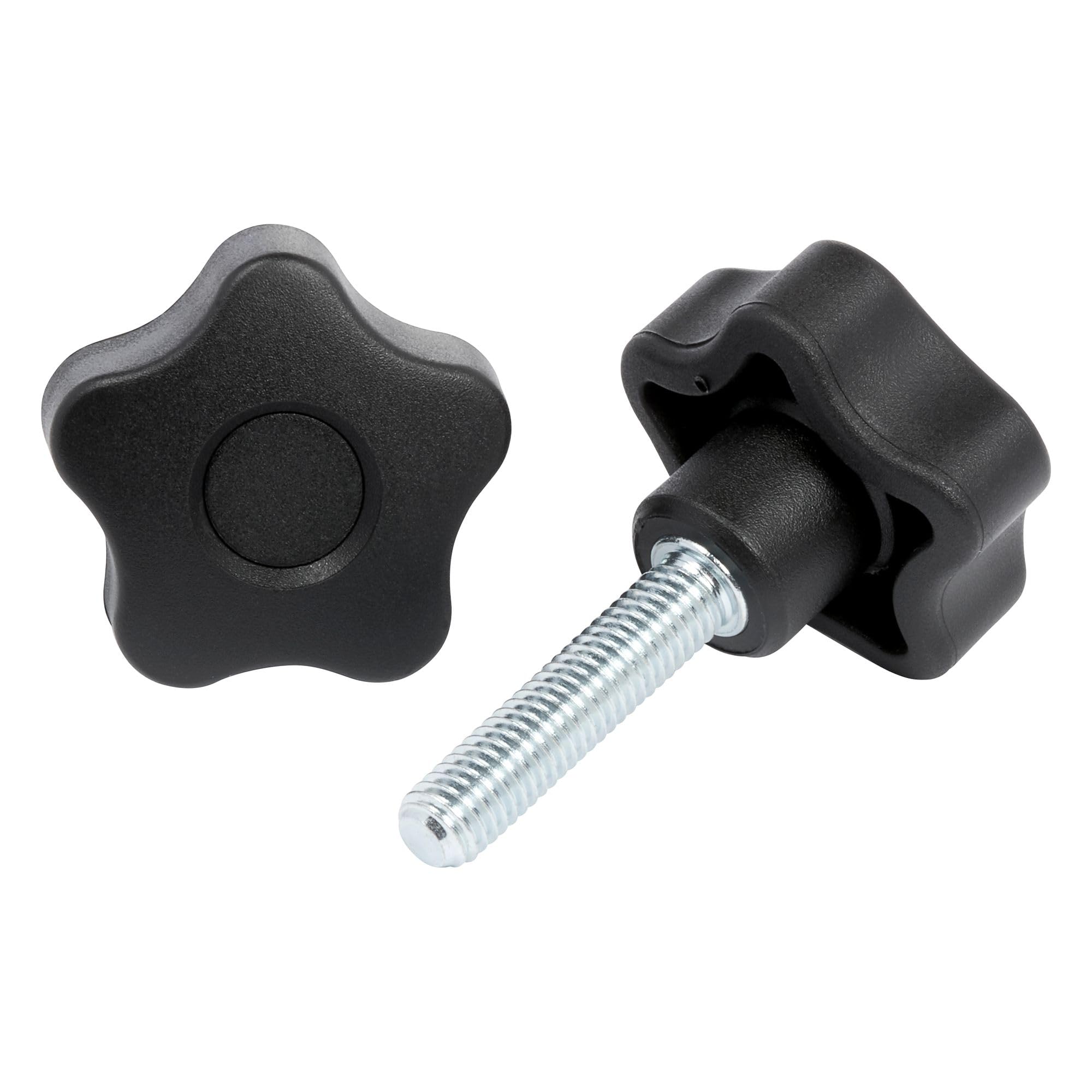 Trend Lobe Knob, M6x20mm, Pack of 2, Reinforced Plastic Knob Ideal for Strong Clamping & Jig Making, KB5/M/6