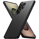 Ringke Onyx for Samsung Galaxy S25 Ultra Case [Feels Good in The Hand] Oil & Dirt Resistant, Enhanced Camera Lens Protection, Comfortable Grip, Non-Slip, Lightweight Cover - Black