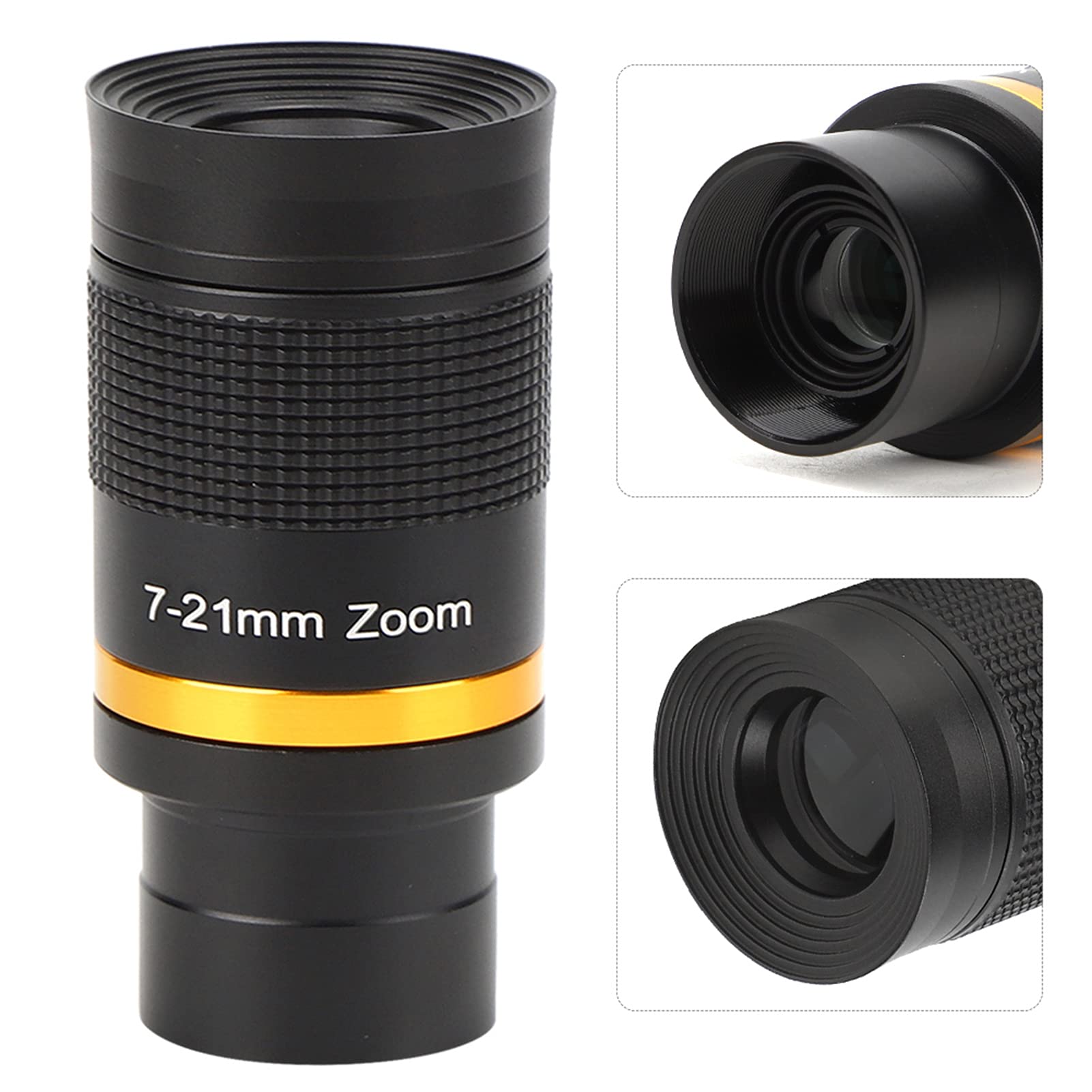 1.25in Astronomical Telescope,7‑21mm Continuous Zoom HD Monocular Telescope,Astronomy Eyepiece Observation for Moon Watching Birds Gifts