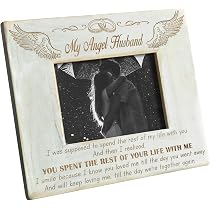 Sympathy Gift For Loss Of Husband – Acrylic Heart Memorial Plaque, Bereavement Condolence Decor, Remembrance Sign