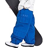 SNOWVERB Womens Mens Baggy Waterproof Snowboarding Pants Unisex Snow Cargo Warm Insulation Ski Pants