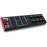 Akai Professional LPD8 USB MIDI Pad Controller | 8 RGB MPC Drum Pads, 8 Assignable Knobs, Universal DAW Compatibility, for Music Producers and Beat Makers