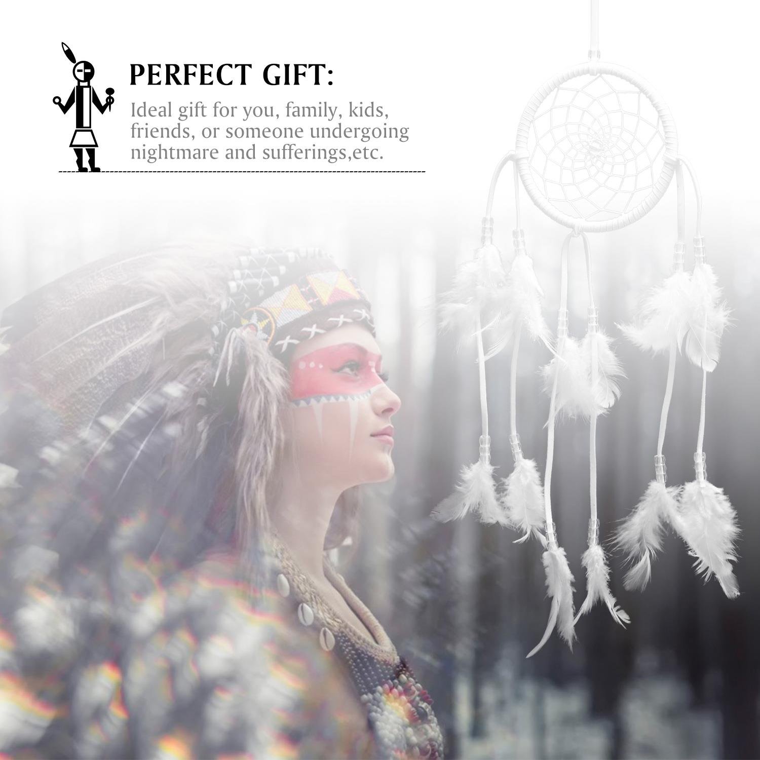 SOLEDI® Dream Catcher Circular Net with Feathers Wall Hanging Decoration Ornament