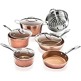 Gotham Steel Pots and Pans Set – Premium Ceramic Cookware with Triple Coated Ultra Nonstick Surface for Even Heating, Oven, S