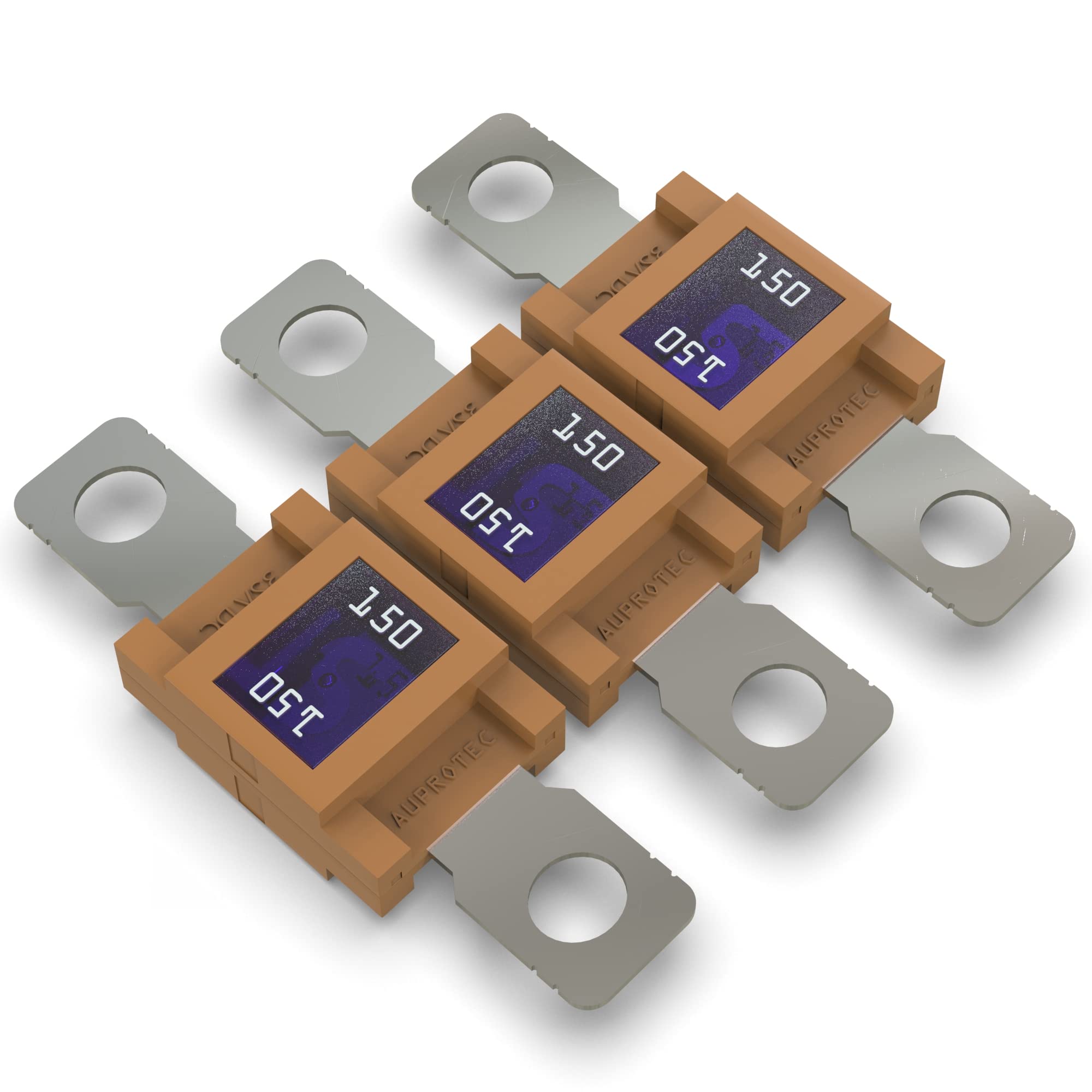 AUPROTEC MEGA High current fuse Bolt-on fuses: 150 amp red, 3 pcs