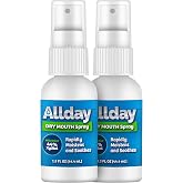 Allday Dry Mouth Spray - Maximum Strength Xylitol, Fast Acting, Non-Acidic (Pack of 2)