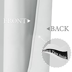 Vangao White Valances for Windows 16 Inch Valance