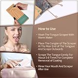 Y-Kelin Copper Tongue Scraper Brush Set - 2 Pcs for Oral Care view 6