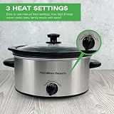 Hamilton Beach 3.5L Comfort Cook Slow Cooker 160W Energy Efficient Silver view 7
