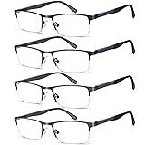 FelixAim 4 Pack Blue Light Blocking Reading Glasses