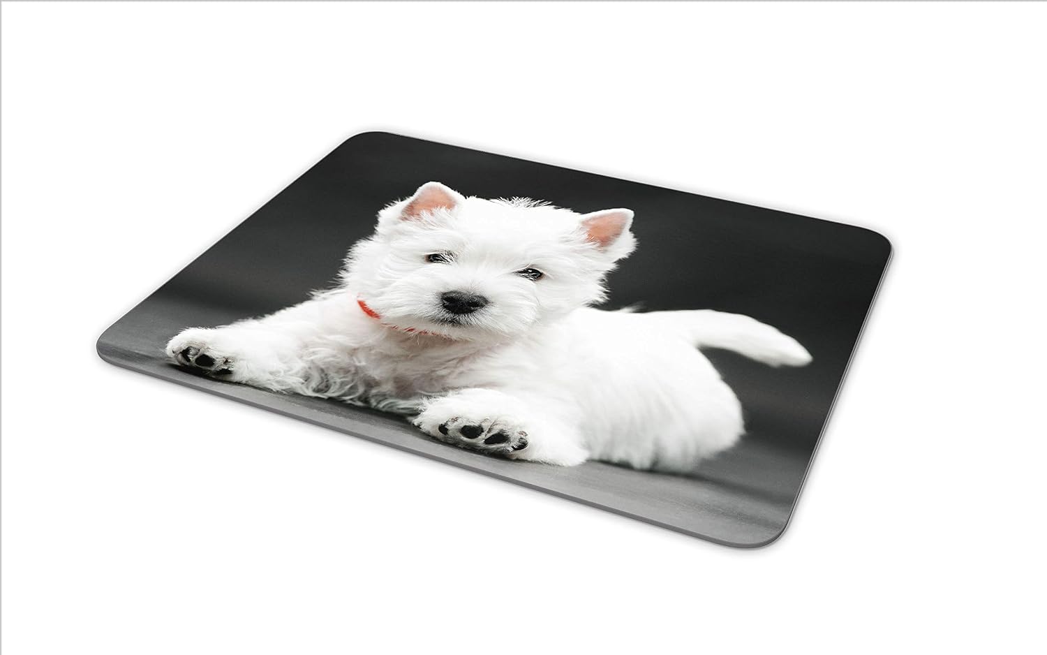 Destination Vinyl Ltd West Highland Terrier Puppy Mouse Mat Pad - Westie Dog Cute Computer #15223, Multicolor, 23.5cm x 19.6cm x 5mm - Image 5